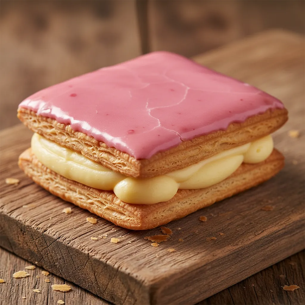 Handgemaakte tompoucen met roze glazuur